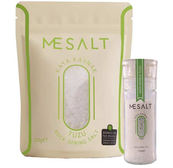 Kaya Kaynak Tuzu Avantajlı Değirmen Seti