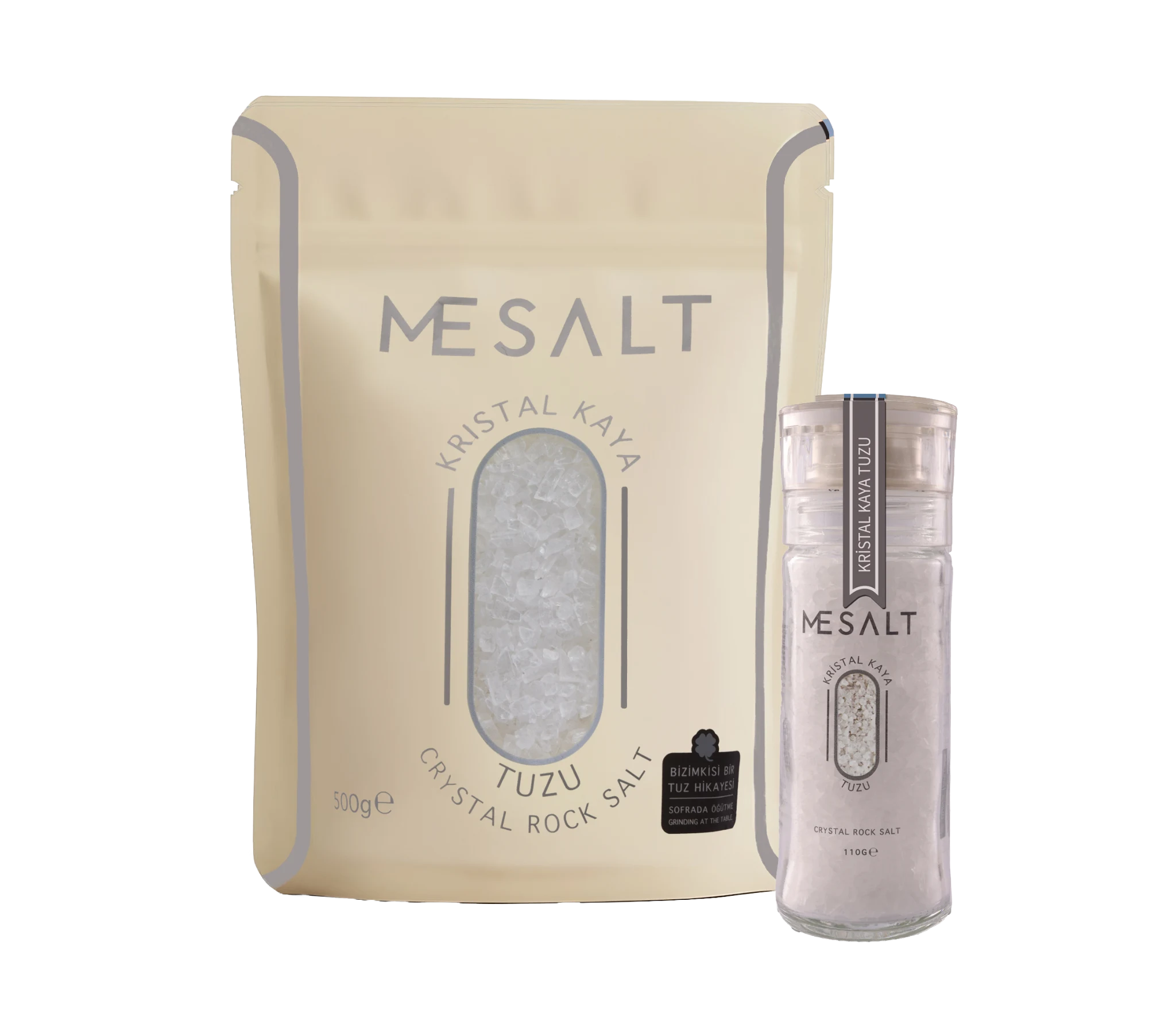 Kristal Kaya Tuzu 2'li Set
